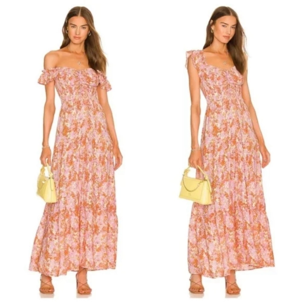 L*Space Lucia Smocked Maxi Dress